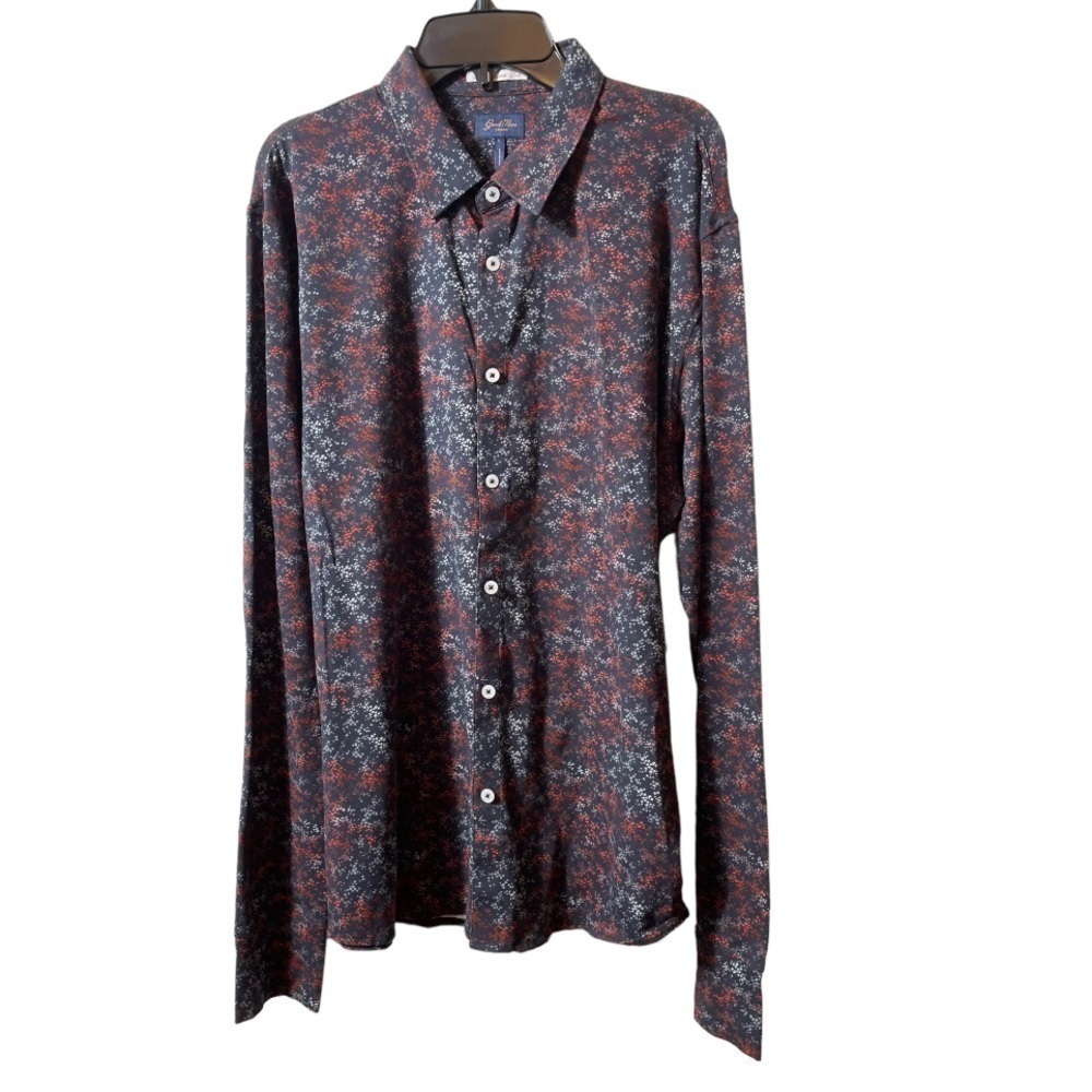 GOOD Man brand dotted button up shirt